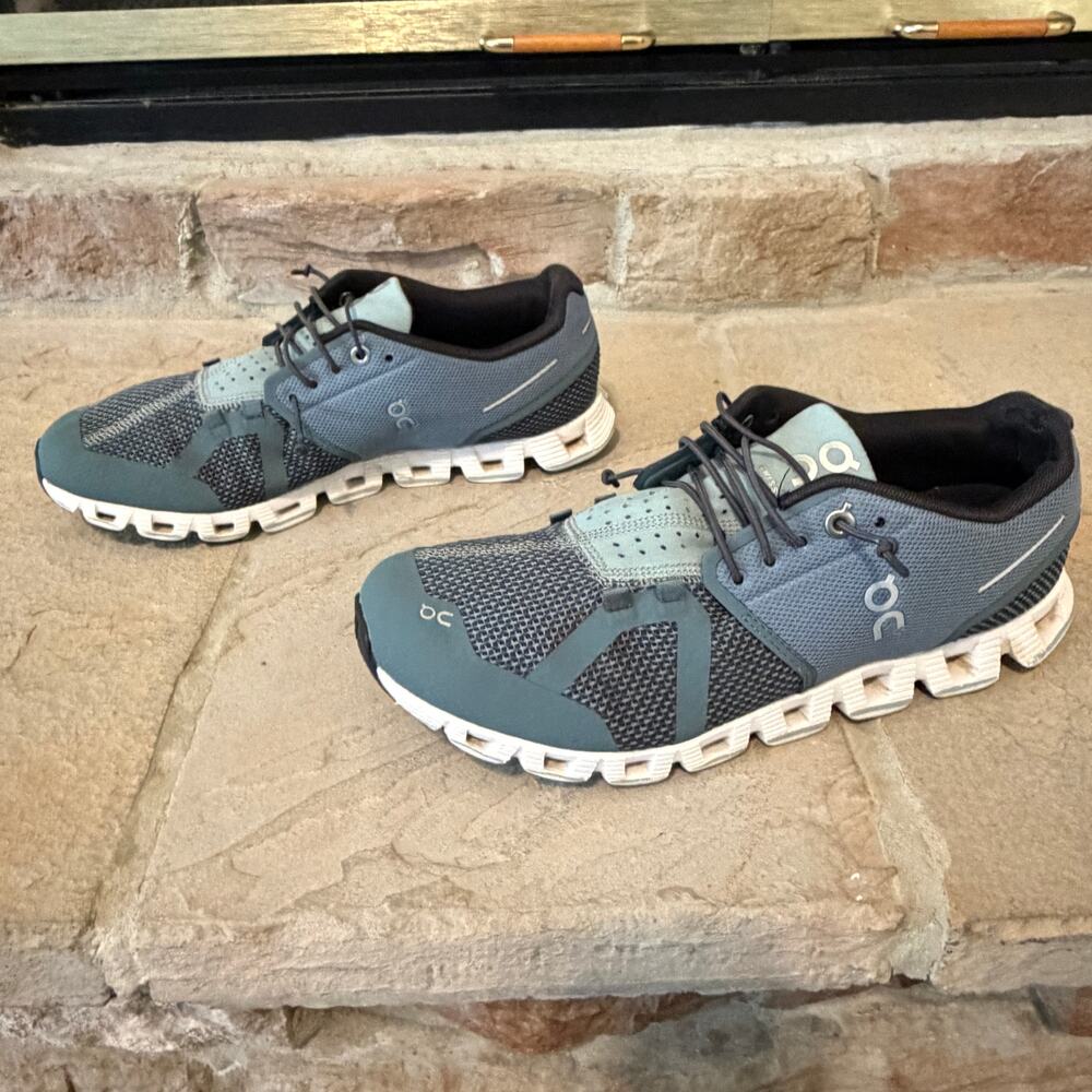 ON CLOUD Women's Cloud Low Top Running Sneakers In Tide/magnet Size 9 - Picture 6 of 13